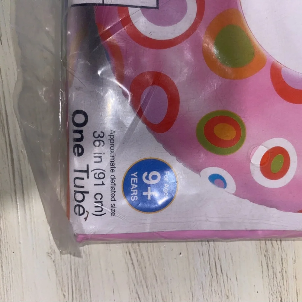 Intex Pink Polka Dot Inflatable Swim Tube